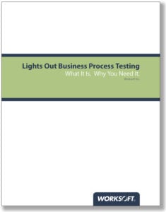 Cover of Lights Out Business Process Testing Whitepaper